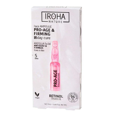 Atkuriančios veido odą ampulės Iroha Retinol Pro-Age Treatment Ampoule Shot AIN02, 5 x 1,5 ml