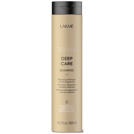 Восстанавливающий шампунь Lakme Teknia Deep Care для сухих и ломких волос + средство для волос Previa в подарок