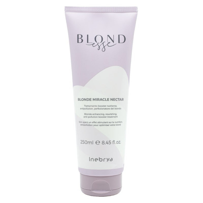 Hair mask for blonde hair Inebrya Blondesse Miracle Nectar Anti Pollution Treatment ICE26147, 250 ml