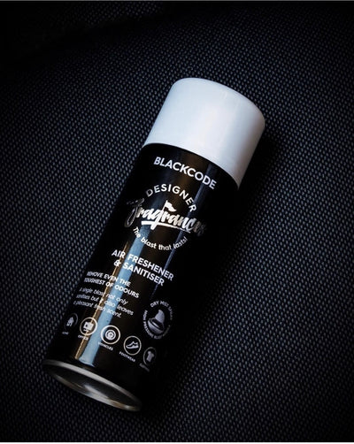 High-pressure aerosol - perfume BLACK CODE Designer Fragrances 400 ml