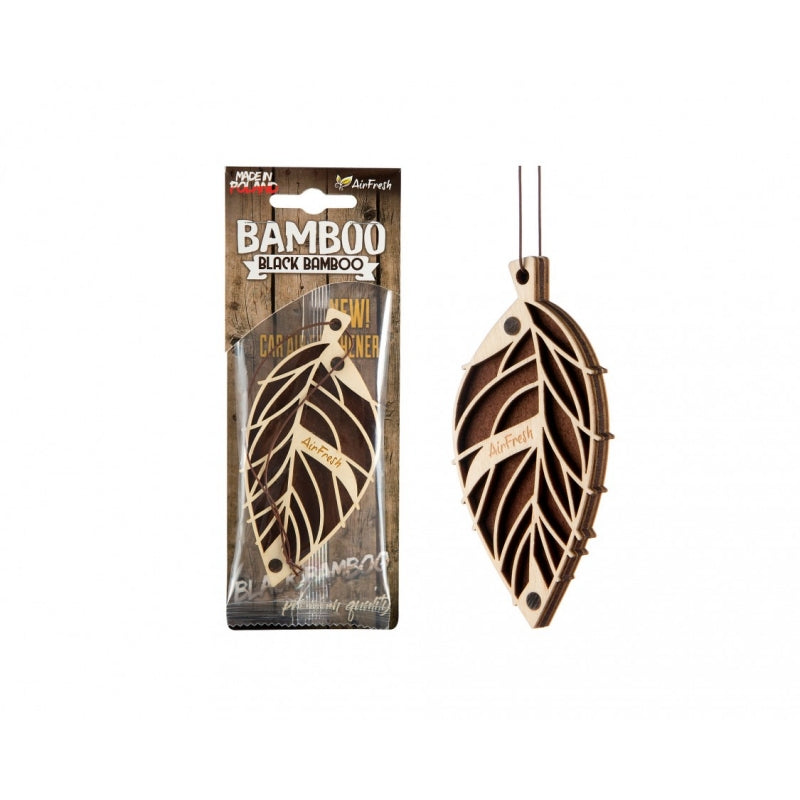 Car fragrance AirFresh BLACK BAMBOO, Bamboo series + gift