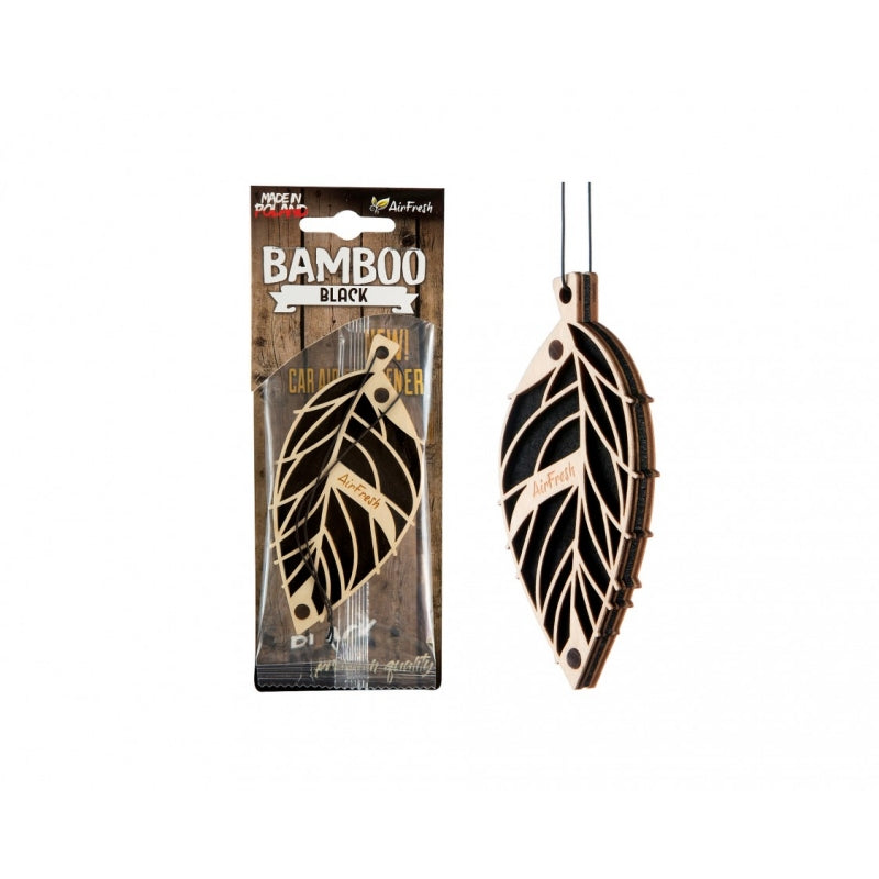 Car fragrance AirFresh BLACK Bamboo series + gift