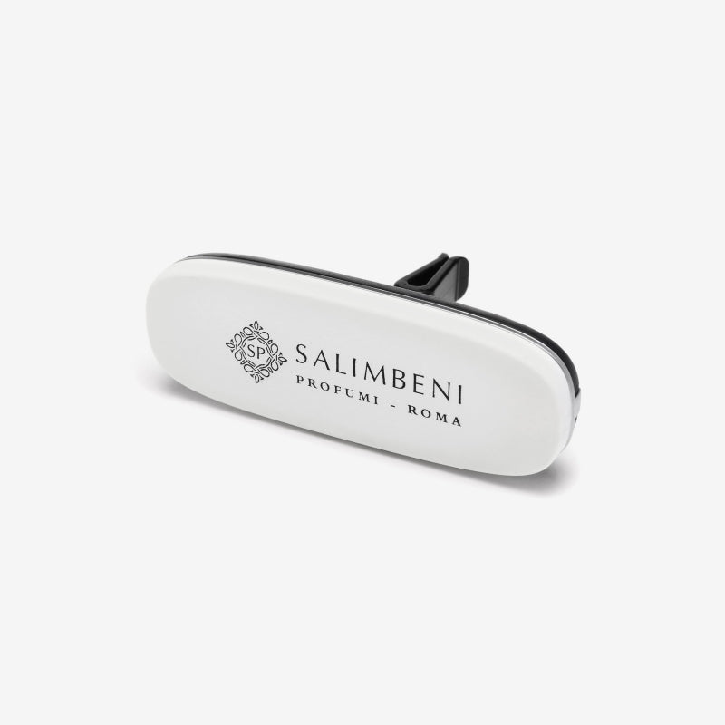 Car fragrance Salimbeni SILK &amp; WHITE MUSK Matt White + gift Previa hair product