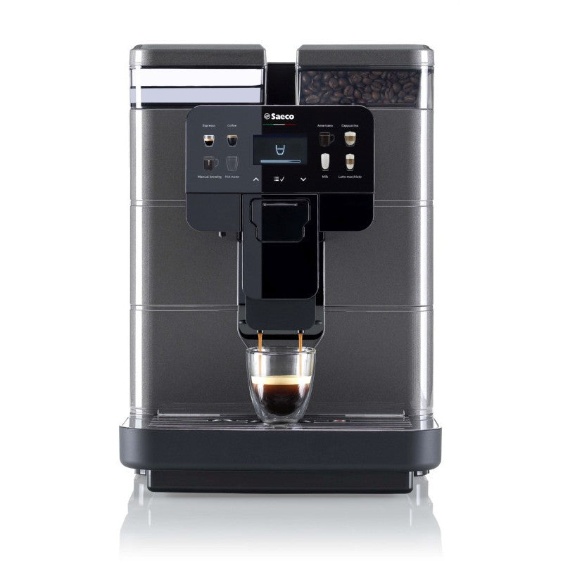 Automatinis kavos aparatas Saeco Royal OTC 9J0080, su kapučinatoriumi, juodas