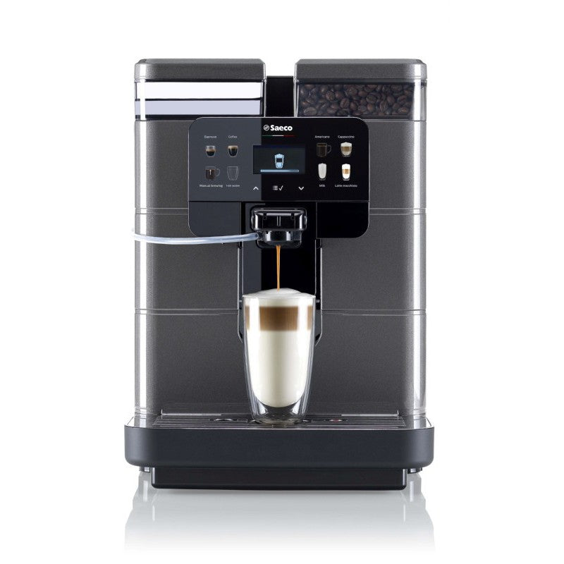 Automatic coffee machine Saeco Royal OTC 9J0080, with cappuccino maker, black