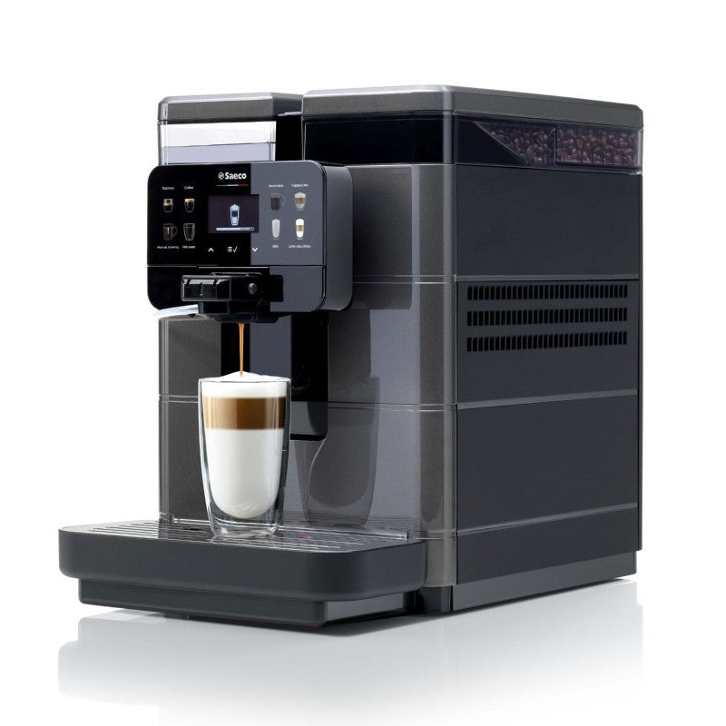 Автоматическая кофемашина Saeco Royal OTC 9J0080, с насадкой для капучино, черная