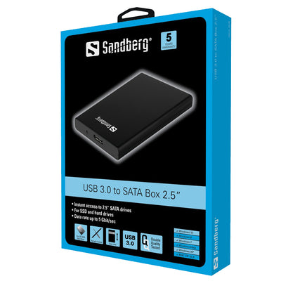 Sandberg 133-89 USB 3.0 — Sata Box 2.5 