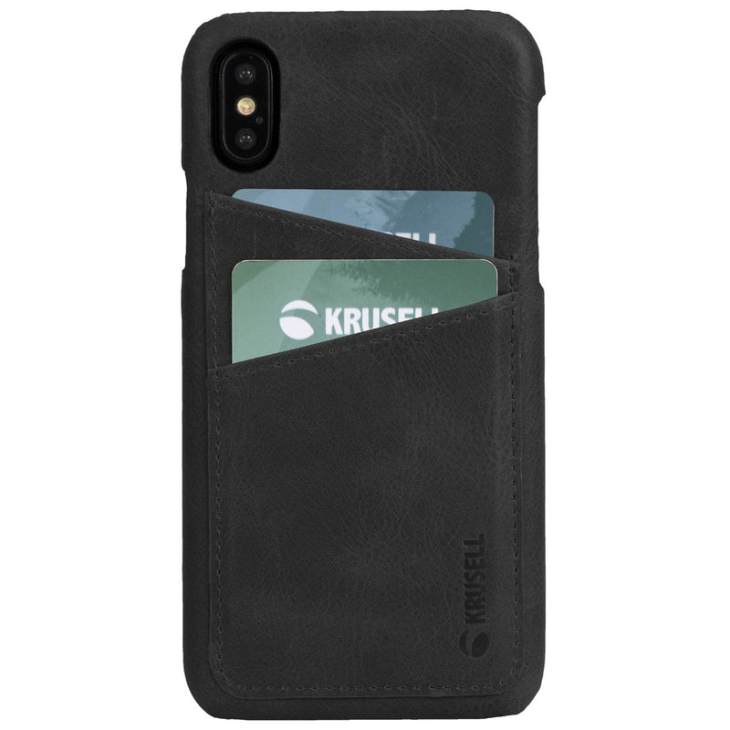 Krusell Sunne 2 Card Cover Apple iPhone XS Max vintage black