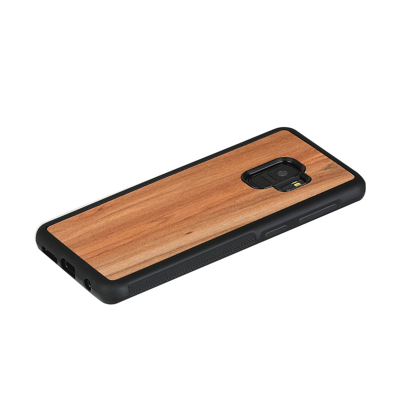 MAN&amp;WOOD Чехол для смартфона Galaxy S9 капучино черный