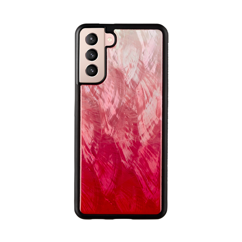 iKins case for Samsung Galaxy S21+ pink lake black