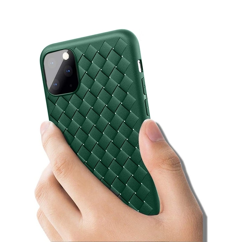 Devia Woven Pattern Design Soft Case iPhone 11 Pro Max green