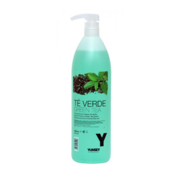 Yunsey Green tea shampoo 1 l + gift Previa hair product