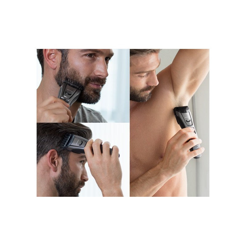 Barzdos ir plaukų kirpimo-kantavimo mašinėlė Panasonic ERGB80H503, įkraunama, skirta vyrų viso kūno priežiūrai
