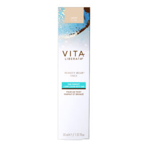 Vita Liberata Beauty Blur With Tan Odos atspalvį koreguojantis pagrindas su savaiminio įdegio efektu 30 ml +dovana namų kvapas