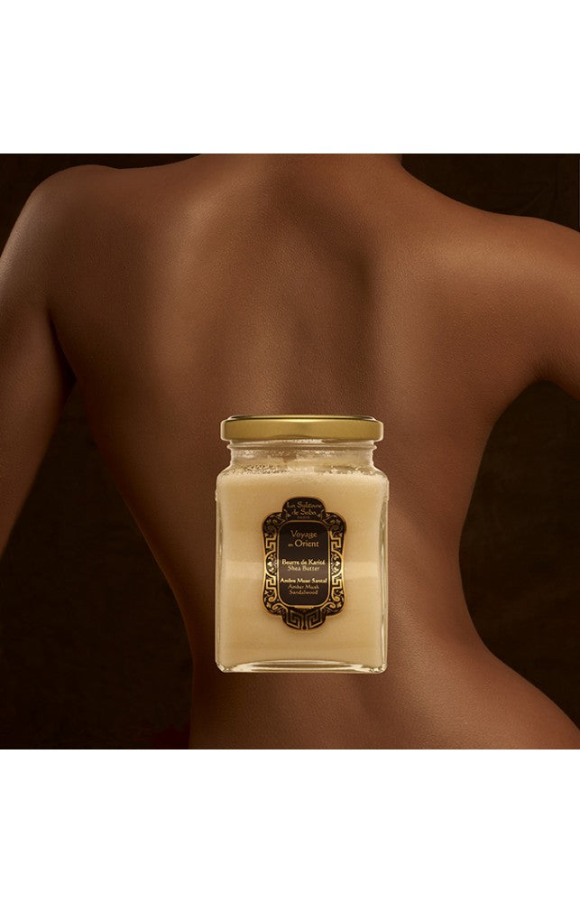 La Sultane de Saba Shea butter Orient Amber Musk Sandalwood 300g + gift CHI Silk Infusion Silk for hair