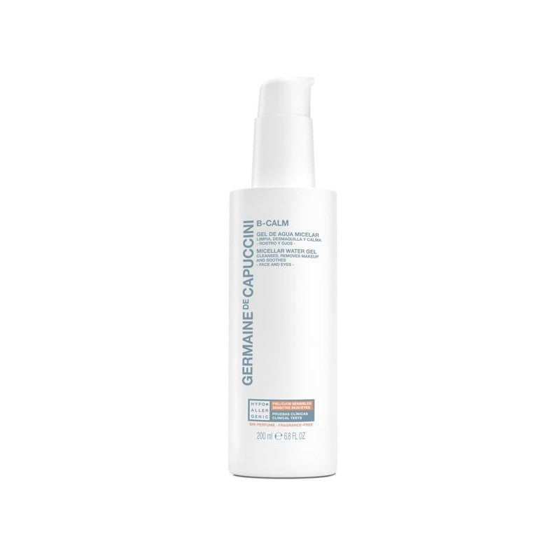 Germaine De Capuccini B-Calm Waterless micellar face cleansing gel "Micellar", 200 ml +gift T-LAB Shampoo/conditioner