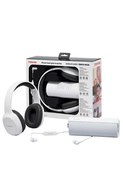 Toshiba Wireless Audio Triple Pack HSP-3P19 White