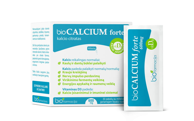 Biopharmacy bioCALCIUM forte Food supplement 30 units