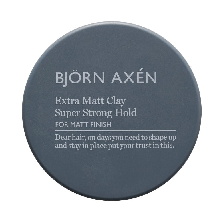 Bjorn Axen Extra Matt Clay Моделирующая глина для волос суперсильной фиксации 80 мл 