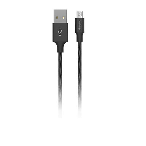 Кабель Devia Pheez Series для Micro USB (5В, 2,4А, 25СМ) черный