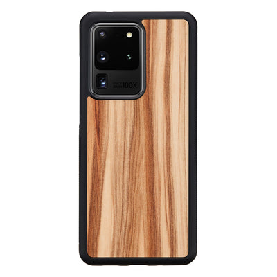 MAN&amp;WOOD case for Galaxy S20 Ultra cappuccino black