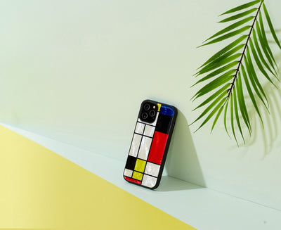 Чехол iKins для Apple iPhone 12 Pro Max mondrian черный