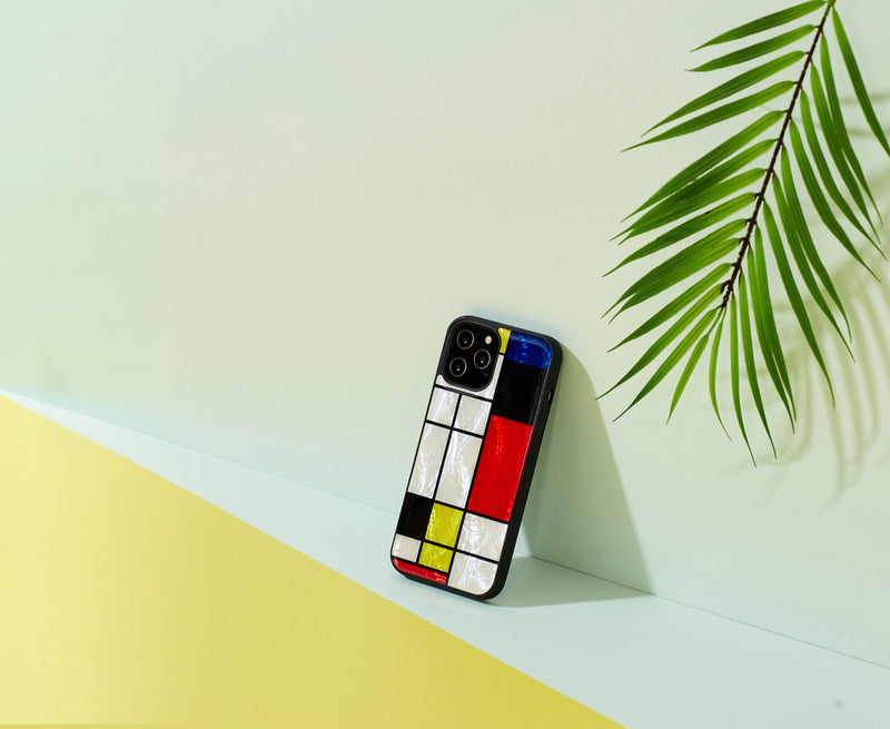 Чехол iKins для Apple iPhone 12 Pro Max mondrian черный