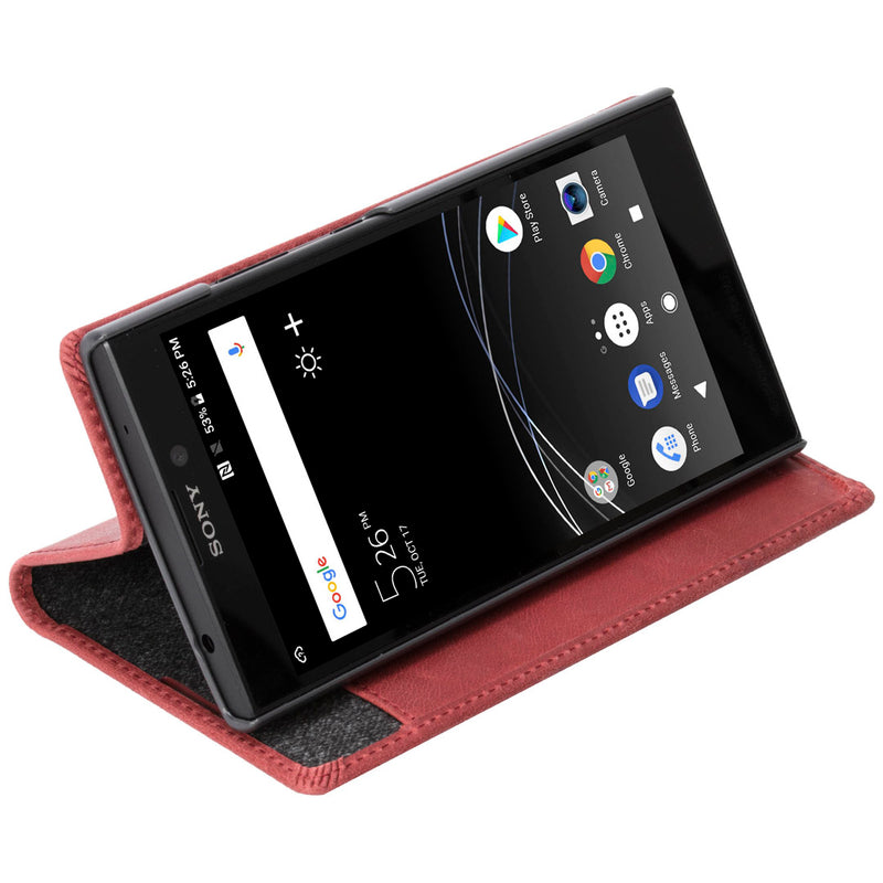 Krusell Sunne 2 Card Foliowallet Sony Xperia L2 vintage red