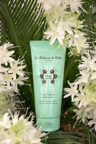 La Sultane de Saba Islands Body Lotion - Gardenia and Aloe Vera 200ml + gift CHI Silk Infusion Silk for hair