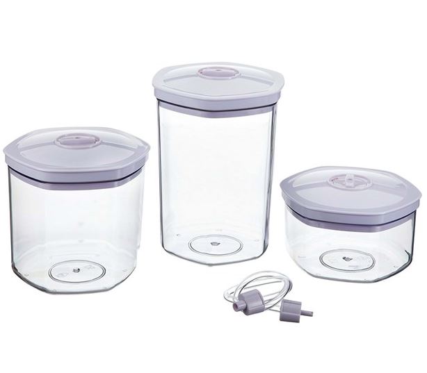 Gastroback 46110 Vacuum Canister 3pcs Round