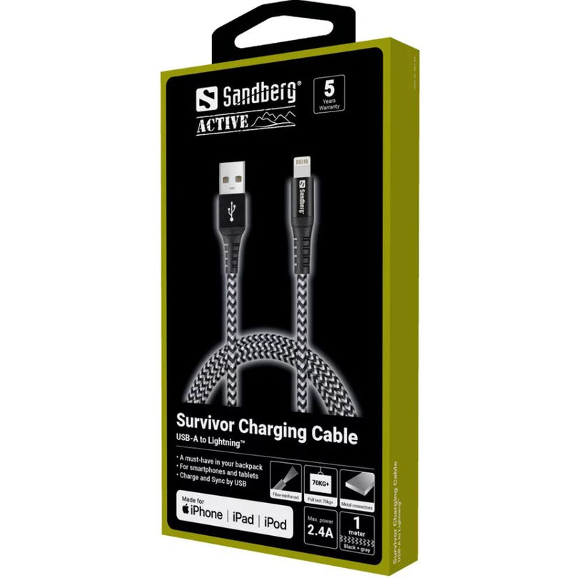 Sandberg 441-35 Survivor Lightning Cable 1M 