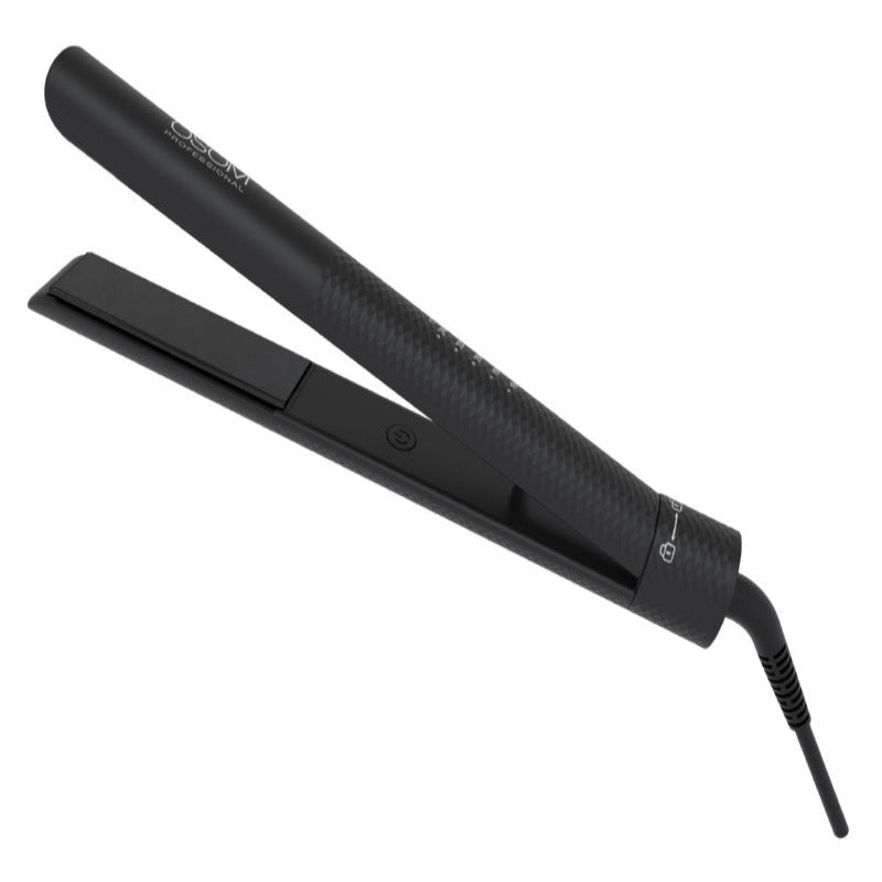 Plaukų tiesintuvas OSOM Professional OSOMV069BLST, 160 - 240°C, juodos spalvos plaukiojančios plokštelės