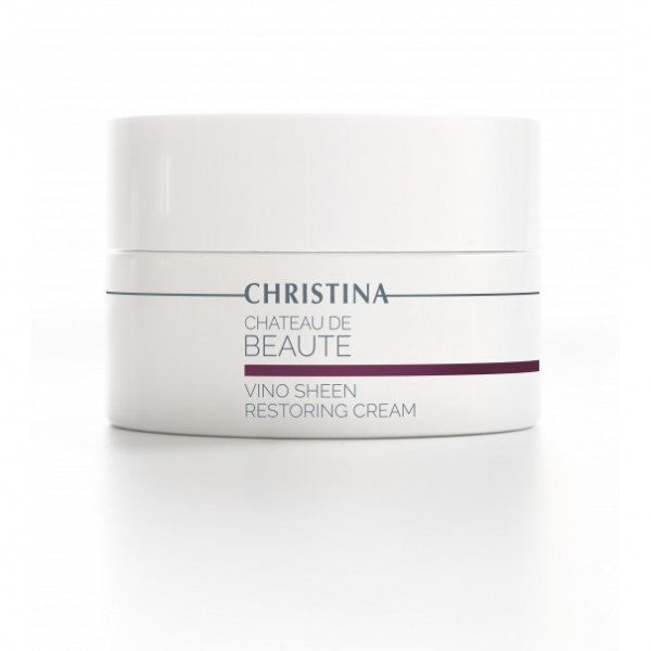Christina Laboratories Chateau de Beaute Vino Sheen Restoring Cream Atstatomasis kremas 50 ml