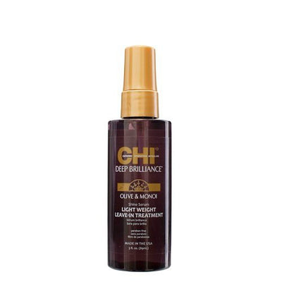 CHI Deep Brilliance Несмываемая легкая сыворотка для волос с маслами оливы и монои + подарочный продукт для волос Previa
