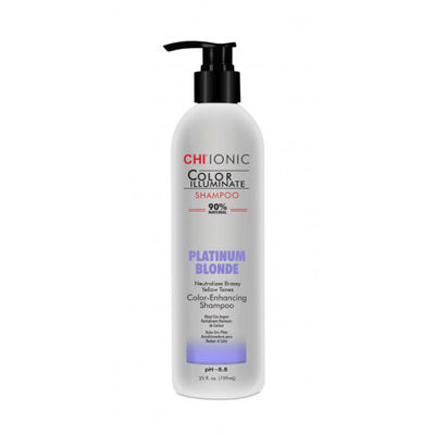 CHI Ionic Color Illuminate Platinum Blonde Shampoo Color revitalizing shampoo + gift Previa hair product