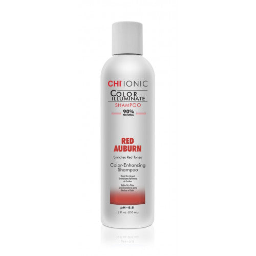CHI Ionic Color Illuminate Red Auburn Shampoo Spalvos atgaivinimo šampūnas +dovana Previa plaukų priemonė