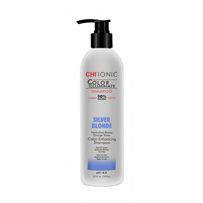 CHI Ionic Color Illuminate Silver Blonde Shampoo Color revitalizing shampoo + gift Previa hair product