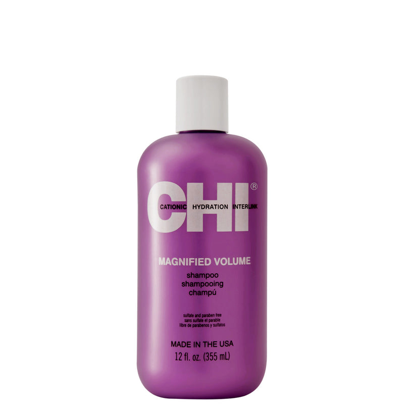 CHI Magnified Volume Šampūnas suteikiantis plaukams apimties +dovana Previa plaukų priemonė