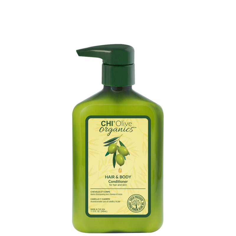 CHI Olive Organics Hair & Body Conditioner Plaukų ir kūno kondicionierius +dovana Previa plaukų priemonė