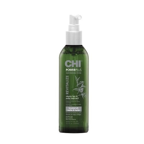 CHI PowerPlus Boost Galvos odos purškiklis su vitaminais 104ml +dovana Previa plaukų priemonė