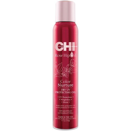 CHI Rose Hip Oil Сухой спрей Масло шиповника для защиты и блеска волос 150г + продукт для волос Previa в подарок 