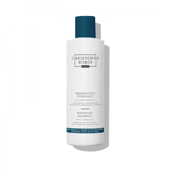 Christophe Robin PURIFYING SHAMPOO cleansing shampoo with thermal clay, 250 ml
