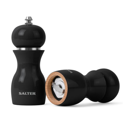 Salter 7613 BKXRA Gloss Мельница для соли и перца, черная
