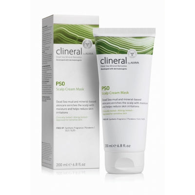 Clineral Ahava PSO Cream - маска для кожи головы 200 мл + продукт для волос Previa в подарок 