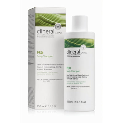 Clineral Ahava PSO Šampūnas 250 ml +dovana Previa plaukų priemonė
