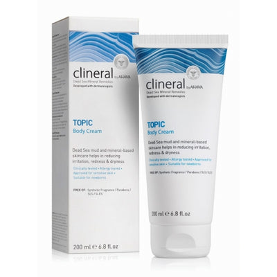 Clineral Ahava Topic Body cream 200 ml + gift Previa hair product 