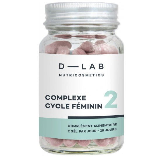 D-LAB Nutricosmetics – Maisto papildas hormonų pusiausvyrai ,,Complexe Cycle Feminin”