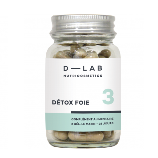 D-LAB Nutricosmetics - Food supplement for liver detoxification "Detox Foie"