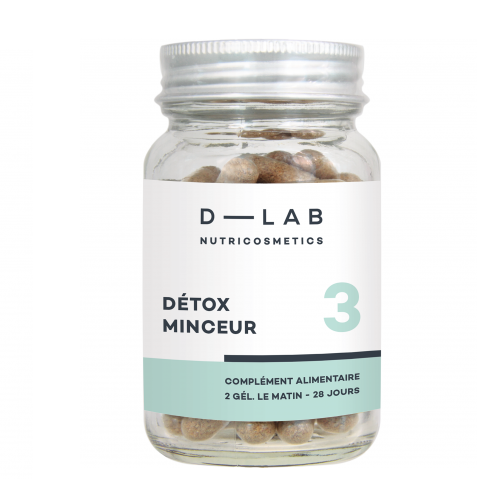 D-LAB Nutricosmetics – Maisto papildas lieknėjimo detoksikacijai “Détox Minceur”