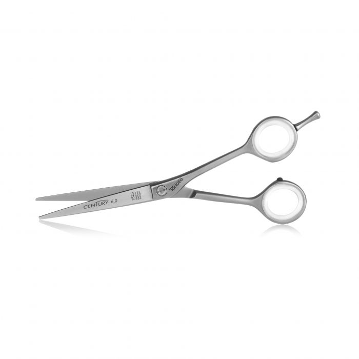 Hairdressing scissors with micro serrated blades "TONDEO" 